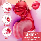 Rose Tongue Licking Vibrator