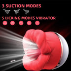 Rose Tongue Suction Vibrator