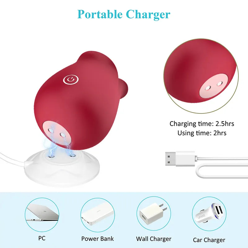 Rose Clitoral Sucking Vibrator