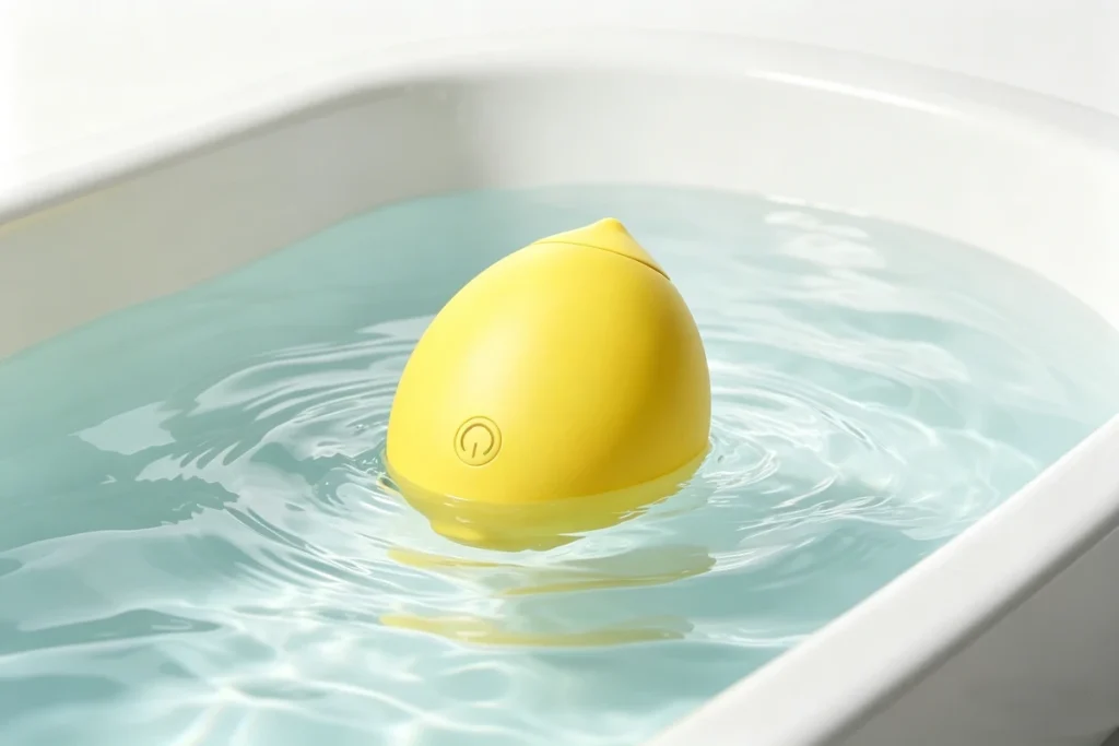 washing lemon toy
